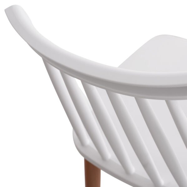 ΣΕΤ ΤΡΑΠΕΖΑΡΙΑΣ 5ΤΜΧ MINIMAL HM21172 MDF TOP ΣΕ ΛΕΥΚΟ-ΣΚΕΛΕΤΟΣ ΣΕ ΦΥΣΙΚΟ ΞΥΛΟΥ - Image 5