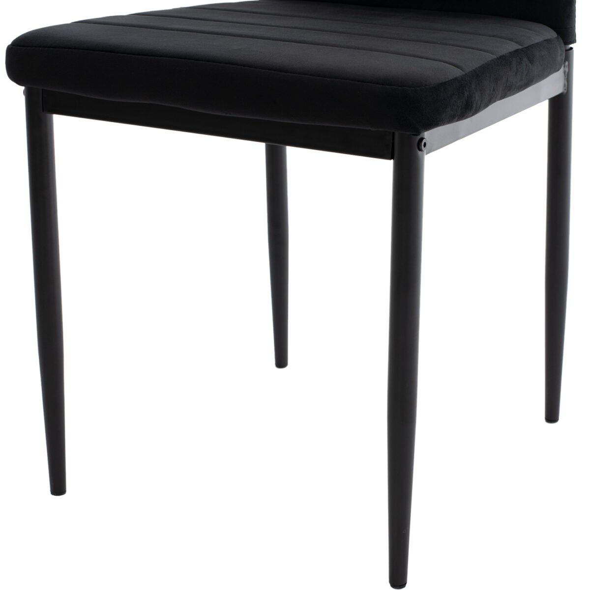 ΣΕΤ ΤΡΑΠΕΖΑΡΙΑΣ 5ΤΜΧ MINIMAL HM21173 MDF TOP ΜΑΥΡΟ-ΒΕΛΟΥΔΟ & ΜΕΤΑΛΛΟ ΜΑΥΡΟ - Image 6