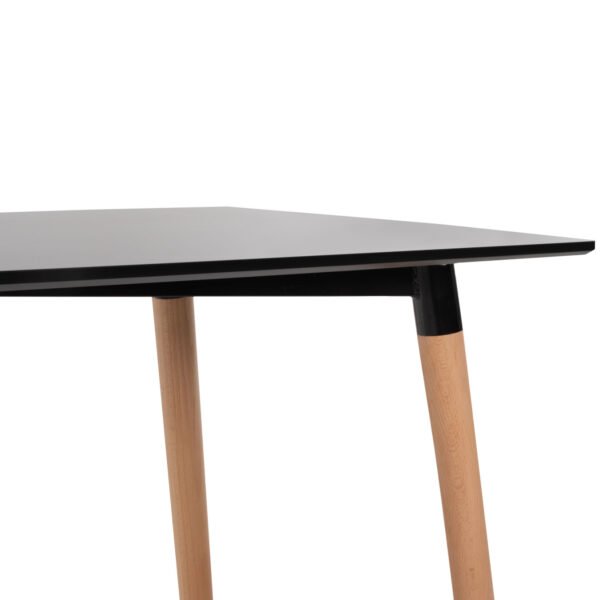 ΣΕΤ ΤΡΑΠΕΖΑΡΙΑΣ 5ΤΜΧ MINIMAL HM21178 MDF TOP ΣΕ ΜΑΥΡΟ-ΣΚΕΛΕΤΟΣ ΣΕ ΦΥΣΙΚΟ ΞΥΛΟΥ - Image 7