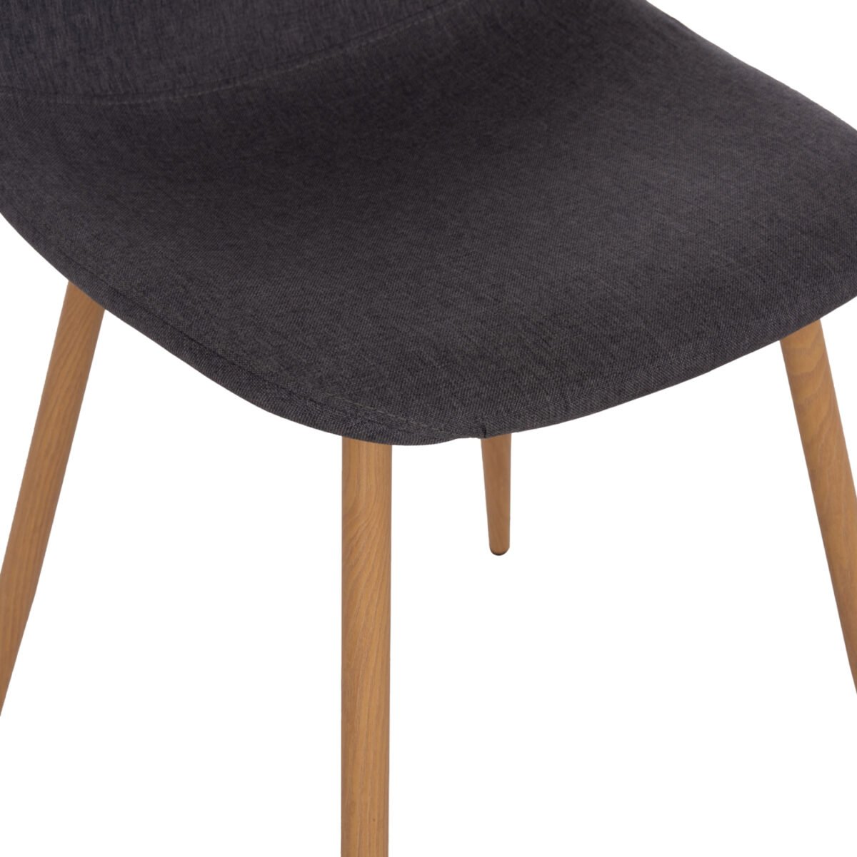 ΣΕΤ ΤΡΑΠΕΖΑΡΙΑΣ 5ΤΜΧ MINARDO HM21179 MDF TOP ΣΕ ΜΑΥΡΟ--ΣΚΟΥΡΟ ΓΚΡΙ ΥΦΑΣΜΑ - Image 5