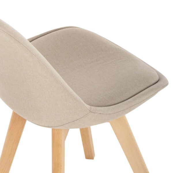 ΣΕΤ ΤΡΑΠΕΖΑΡΙΑΣ 5ΤΜΧ VEGAS HM21180 MDF TOP ΣΕ ΦΥΣΙΚΟ--ΥΦΑΣΜΑ ΜΠΕΖ - Image 5