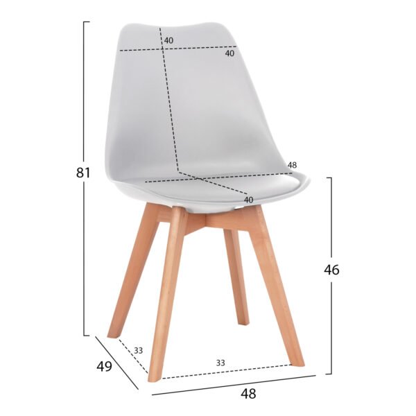 ΣΕΤ ΤΡΑΠΕΖΑΡΙΑΣ 5ΤΜΧ VEGAS HM21184 MDF TOP ΣΕ ΛΕΥΚΟ--ΠΟΔΙΑ ΟΞΙΑΣ - Image 3