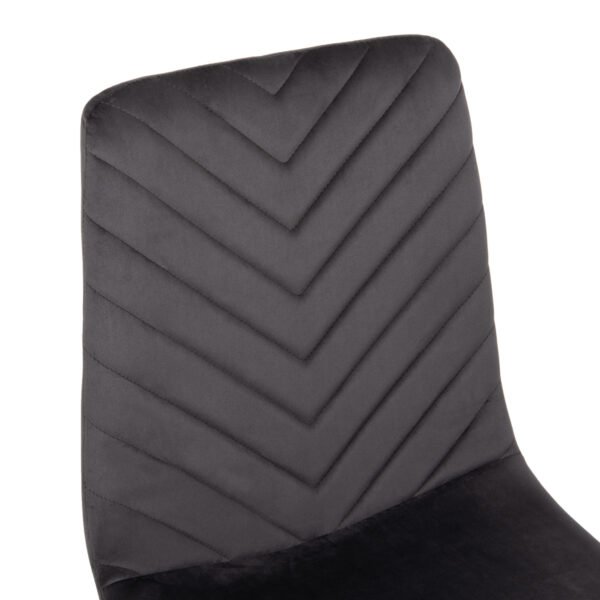 ΣΕΤ ΤΡΑΠΕΖΑΡΙΑΣ 5ΤΜΧ LATRELL HM21192 ΤΡΑΠΕΖΙ ΚΕΡΑΜΙΚΟ TOP-ΒΕΛΟΥΔΟ ΓΚΡΙ ΚΑΡΕΚΛΕΣ - Image 4
