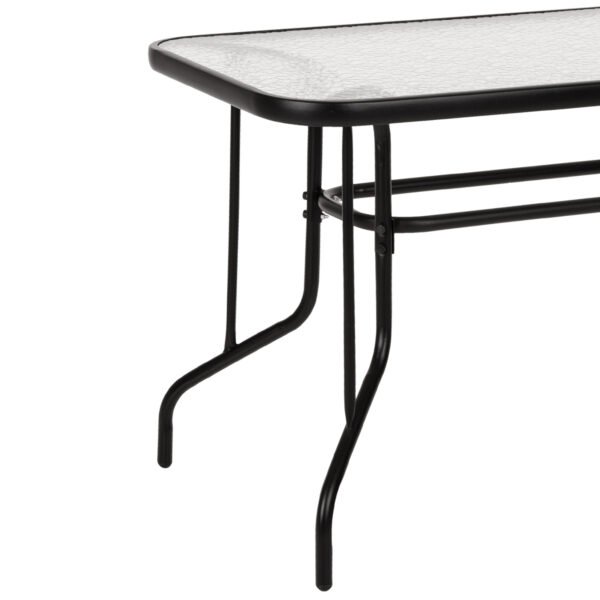 ΣΕΤ ΤΡΑΠΕΖΑΡΙΑΣ 5ΤΜΧ ADAM HM21220.03 ΚΑΡΕΚΛΕΣ ΜΕΤΑΛΛΙΚΕΣ & ΤΡΑΠΕΖΙ 110x60 ΜΑΥΡΟ - Image 7