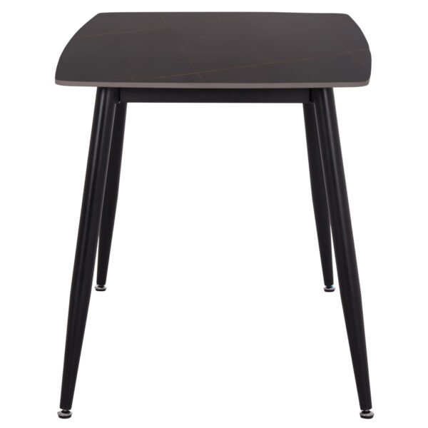 ΣΕΤ ΤΡΑΠΕΖΑΡΙΑΣ 5ΤΜΧ RAVEN HM21264.02 ΚΕΡΑΜΙΚΟ TOP ΜΑΥΡΟ ΜΑΡΜΑΡΟ--ΒΕΛΟΥΔΟ ΣΑΠΙΟ ΜΗΛΟ - Image 4