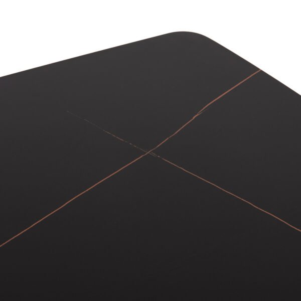ΣΕΤ ΤΡΑΠΕΖΑΡΙΑΣ 5ΤΜΧ RAVEN HM21264.02 ΚΕΡΑΜΙΚΟ TOP ΜΑΥΡΟ ΜΑΡΜΑΡΟ--ΒΕΛΟΥΔΟ ΣΑΠΙΟ ΜΗΛΟ - Image 5