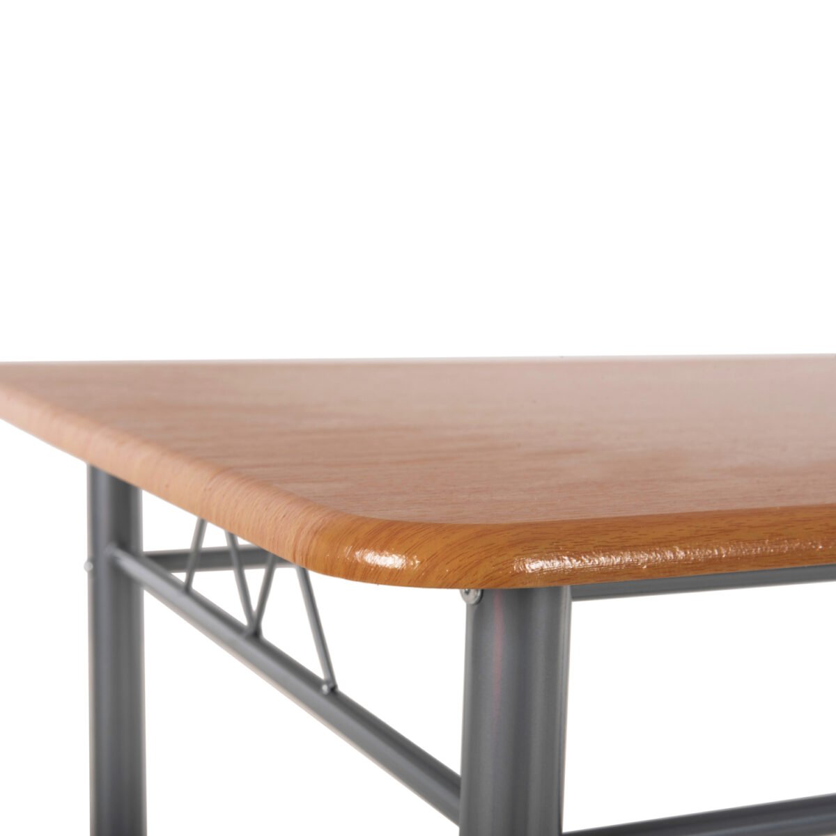 ΣΕΤ ΤΡΑΠΕΖΑΡΙΑΣ 5ΤΜΧ PEARY HM9416.12 ΜΕΤΑΛΛΟ ΑΣΗΜΙ-MDF ΣΟΝΑΜΑ 110x60x74Yεκ. - Image 9