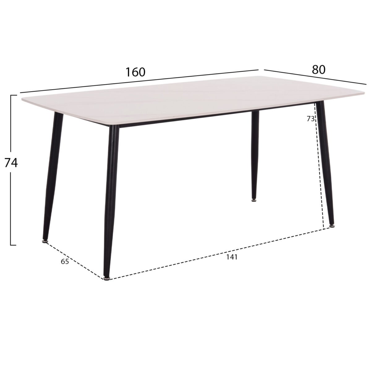 ΣΕΤ ΤΡΑΠΕΖΑΡΙΑΣ 7ΤΜΧ RAVEN HM21070.01 ΚΕΡΑΜΙΚΟ TOP--4 ΚΑΡΕΚΛΕΣ & 2 ΠΟΛΥΘΡΟΝΕΣ ΕΚΡΟΥ - Image 2