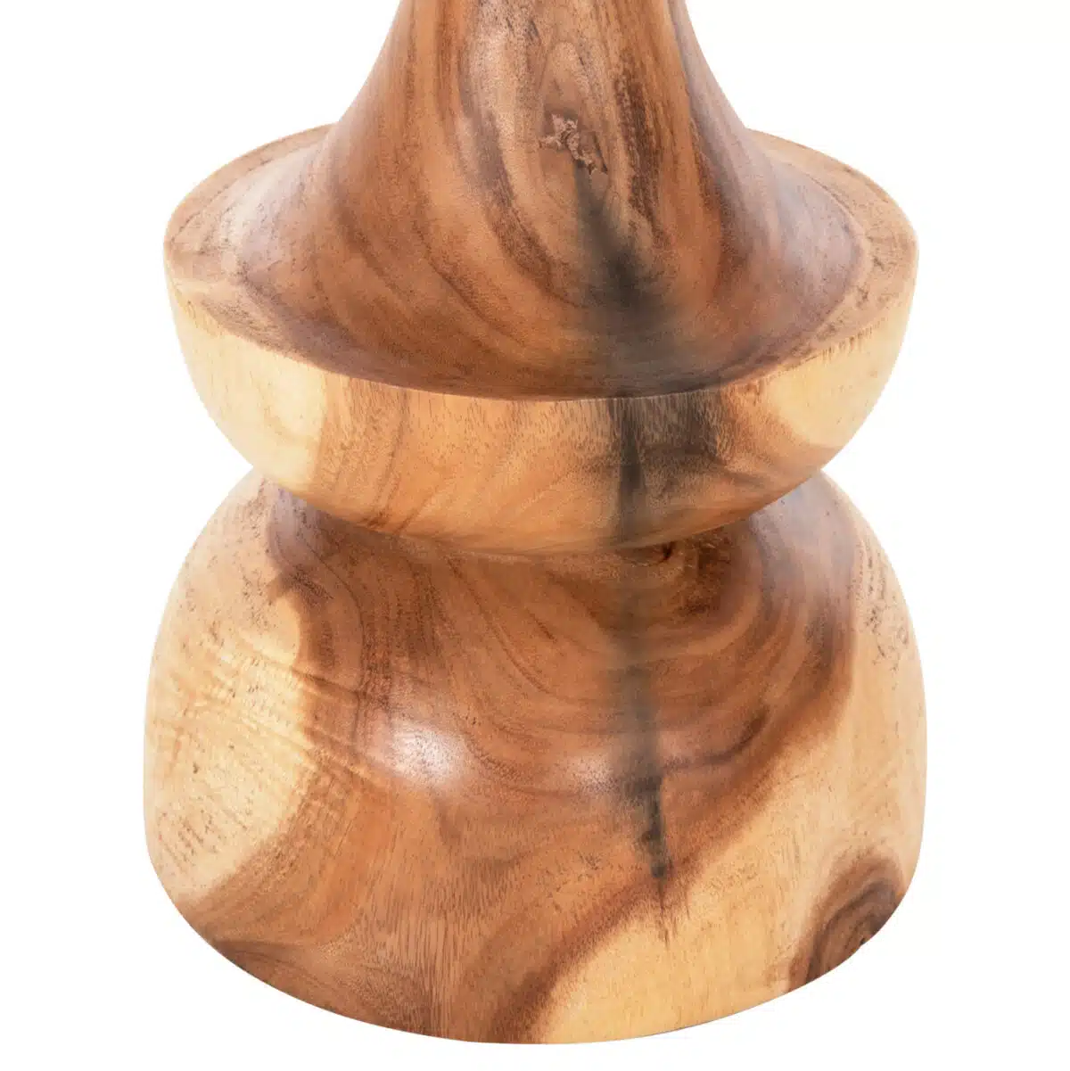 Berman Βοηθητικό Τραπέζι Μασίφ Ξύλο Suar Φυσικό Φ35x51cm - Image 6