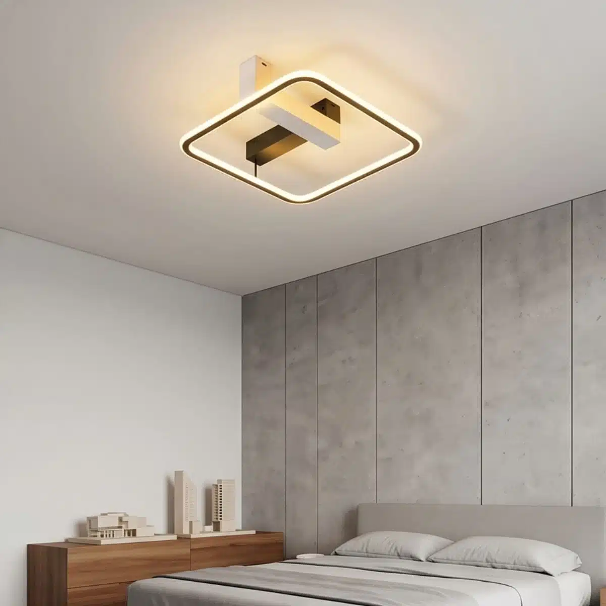GB6727 LED Minimal Φωτιστικό Οροφής 47W Dimmable CCT 3