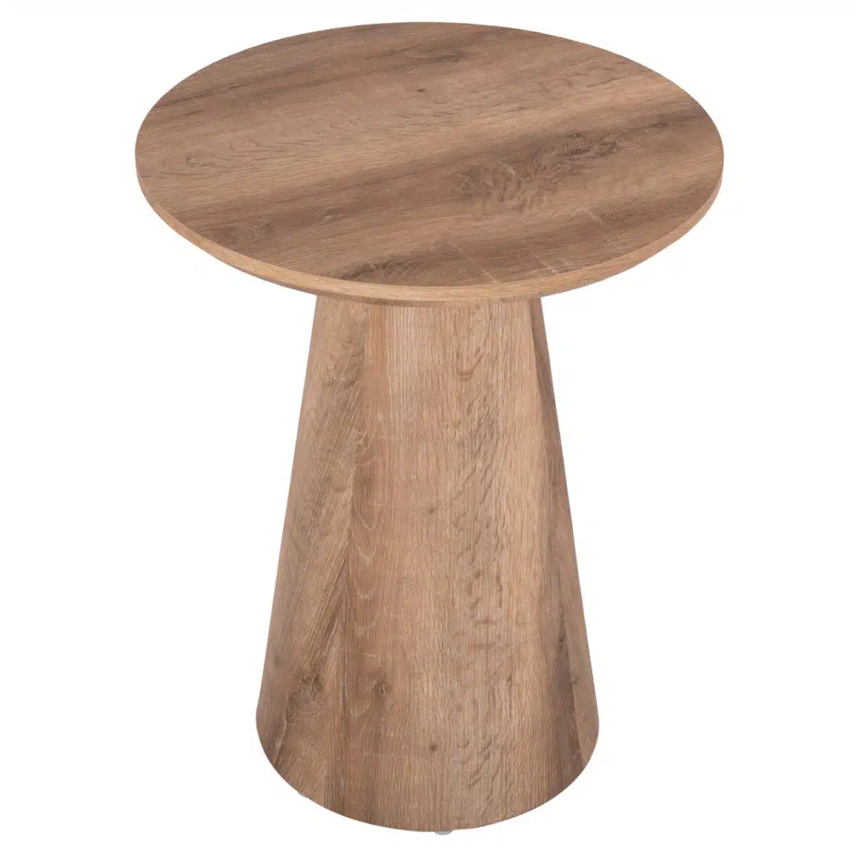 Karan Βοηθητικό Τραπεζάκι MDF Φυσικό Ξύλο Φ45x56.5cm - Image 4