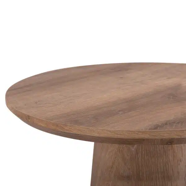 Karan Βοηθητικό Τραπεζάκι MDF Φυσικό Ξύλο Φ45x56.5cm - Image 6