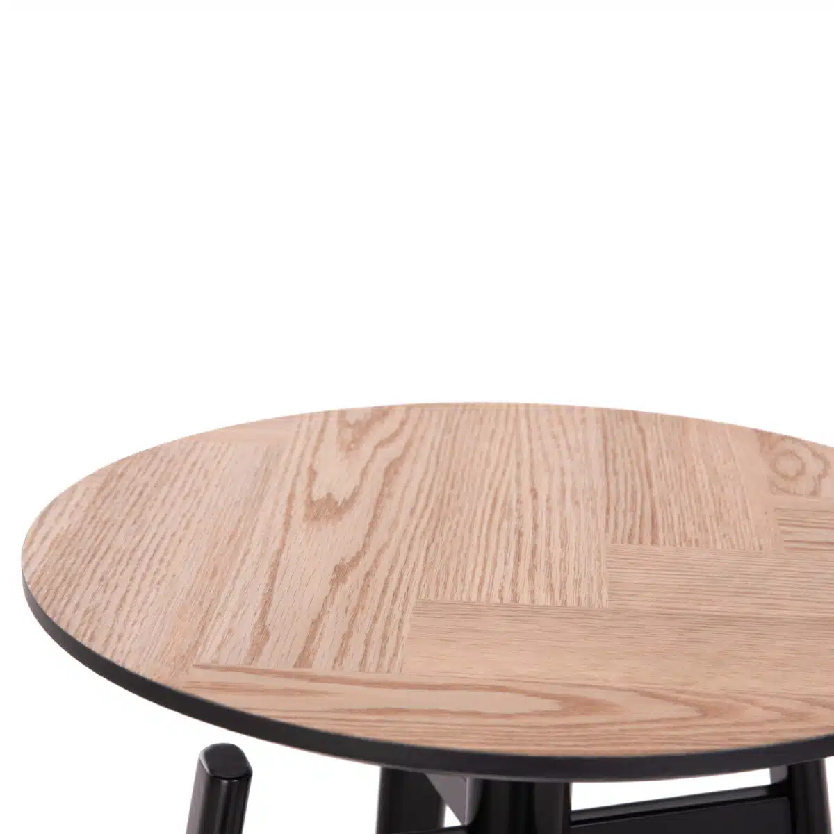 Norton Βοηθητικό Τραπεζάκι MDF Sonoma & Μαύρα Μεταλλικά Πόδια Φ45x55.5cm - Image 6