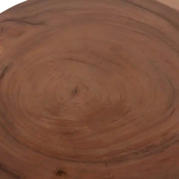Pumbe Βοηθητικό Τραπεζάκι Ξύλο Suar Φυσικό Φ40x50cm - Image 6
