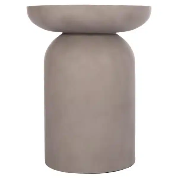 Anna Βοηθητικό Τραπέζι Fiber Cement Γκρι Φ60x76cm - Image 3