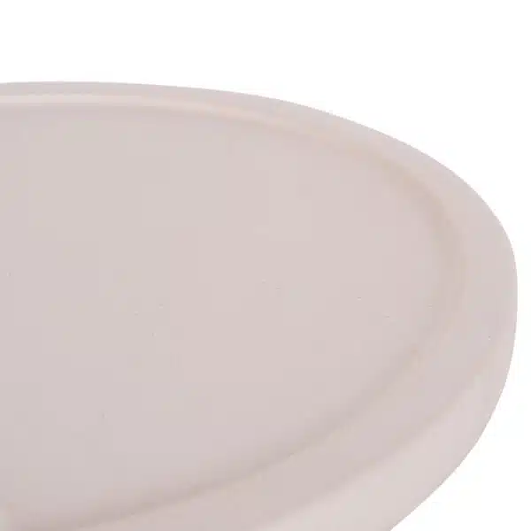 Tred Βοηθητικό Τραπέζι Fiber Cement Λευκό & Φυσικό Rattan Φ40x61cm - Image 8