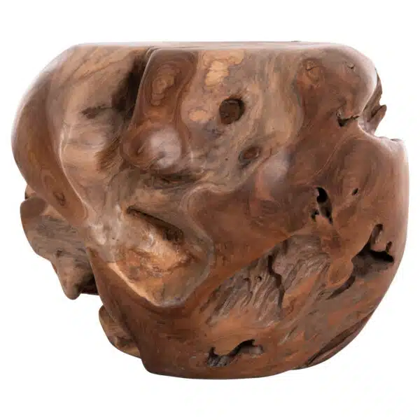 Loggy Βοηθητικό Τραπέζι Ξύλο Teak Φυσικό 50x50x50cm - Image 3