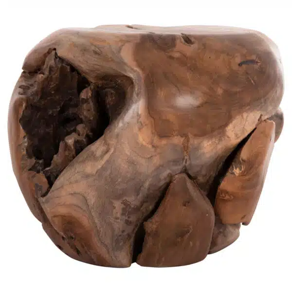 Loggy Βοηθητικό Τραπέζι Ξύλο Teak Φυσικό 50x50x50cm - Image 5