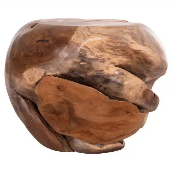 Loggy Βοηθητικό Τραπέζι Ξύλο Teak Φυσικό 50x50x50cm - Image 6