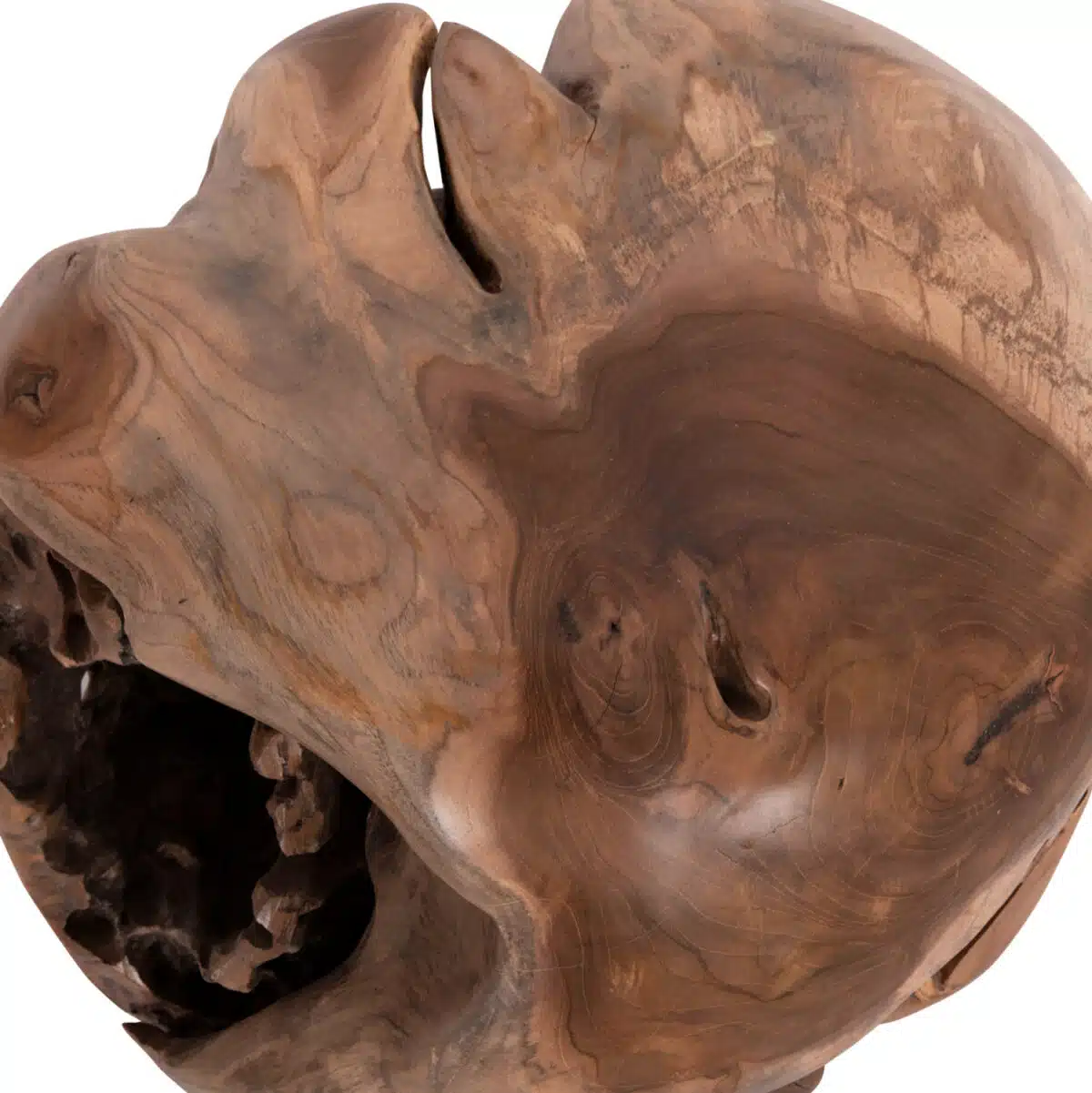 Loggy Βοηθητικό Τραπέζι Ξύλο Teak Φυσικό 50x50x50cm - Image 8