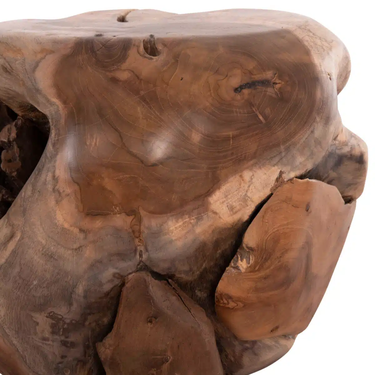Loggy Βοηθητικό Τραπέζι Ξύλο Teak Φυσικό 50x50x50cm - Image 9
