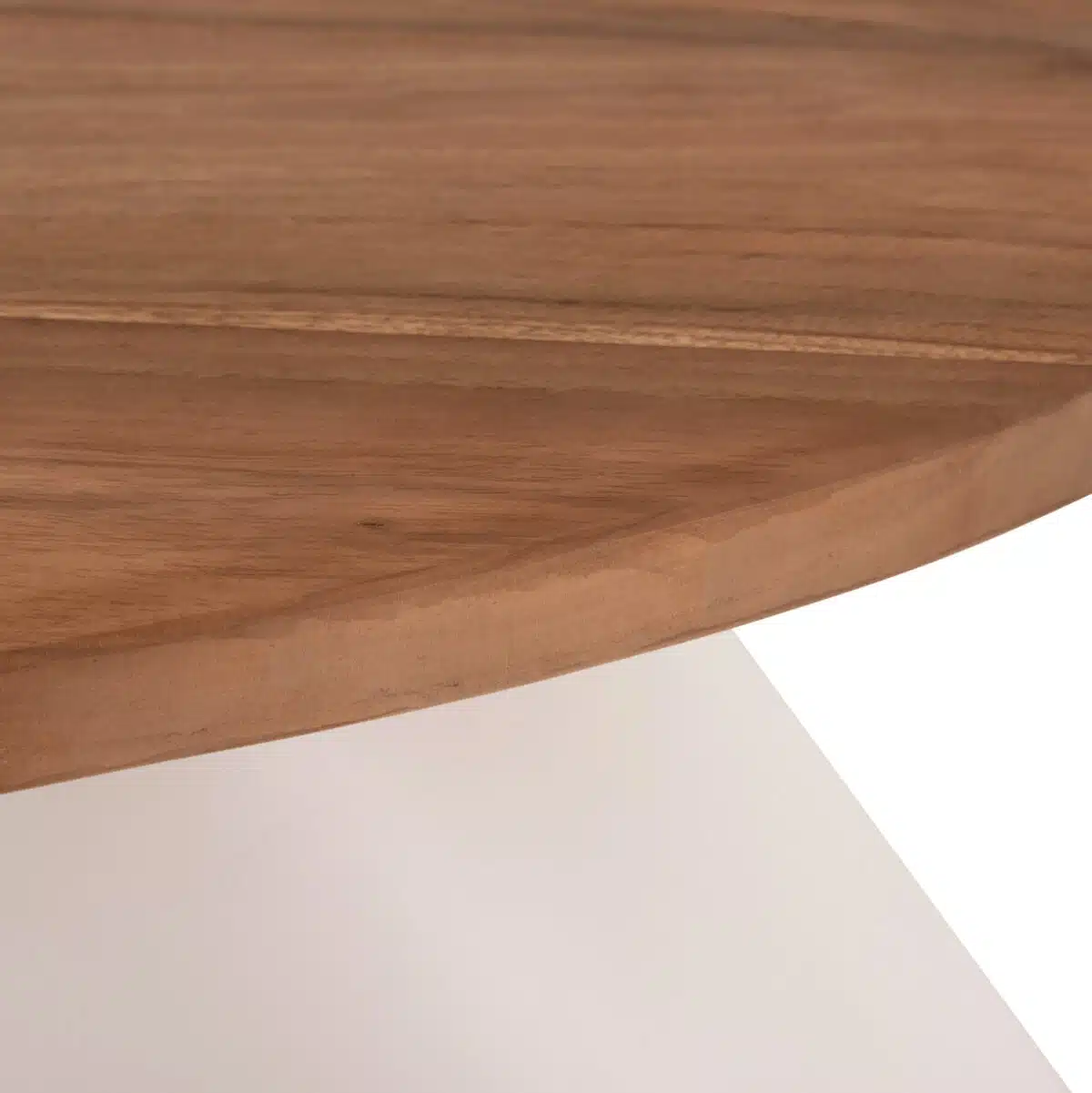 Aida Βοηθητικό Τραπέζι Fiber Cement Λευκό & Ξύλο Teak 47x60x59cm - Image 10