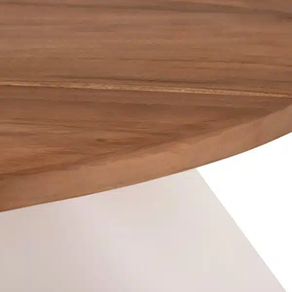 Aida Βοηθητικό Τραπέζι Fiber Cement Λευκό & Ξύλο Teak 47x60x59cm - Image 10