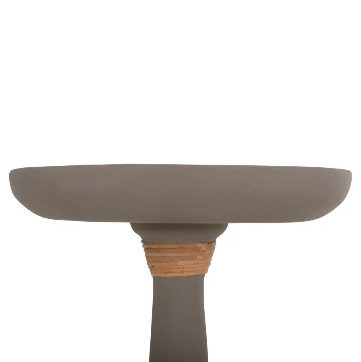 Torg Βοηθητικό Τραπέζι Λαμπατέρ Fiber Cement Γκρι Φ41x62cm - Image 4