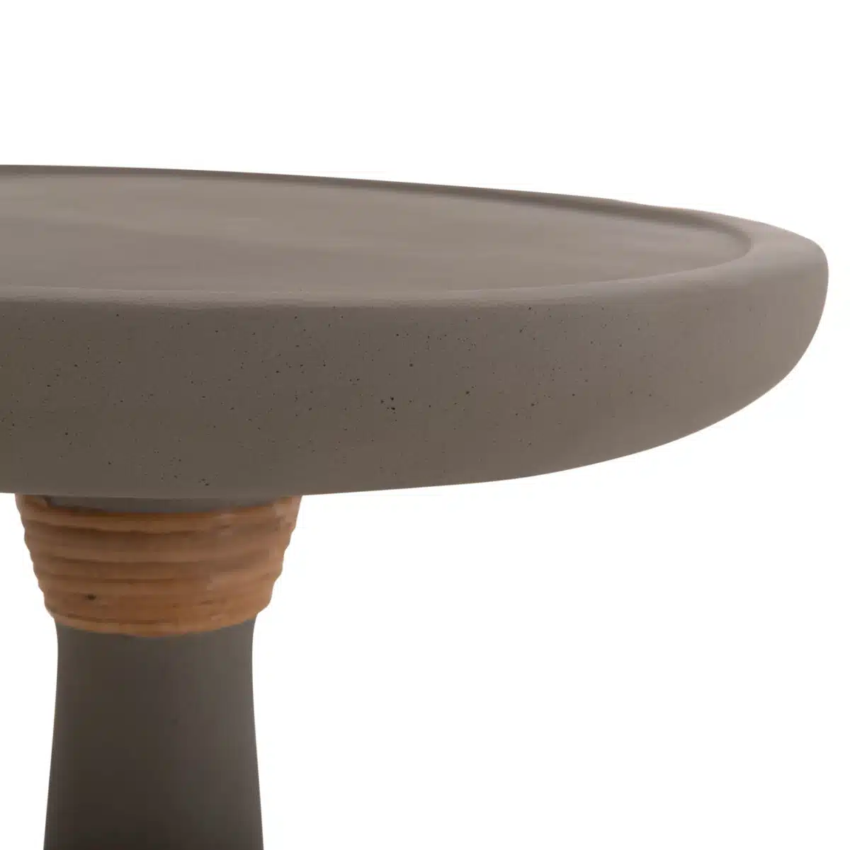 Torg Βοηθητικό Τραπέζι Λαμπατέρ Fiber Cement Γκρι Φ41x62cm - Image 10