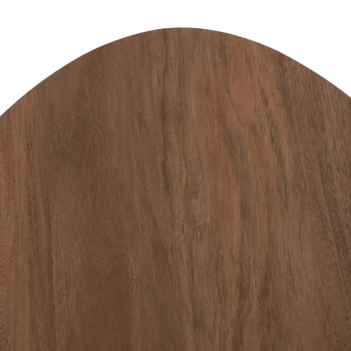 Alper Οβάλ Βοηθητικό Τραπέζι MDF Sonoma & Λευκό Μέταλλο 50x50x51cm - Image 8
