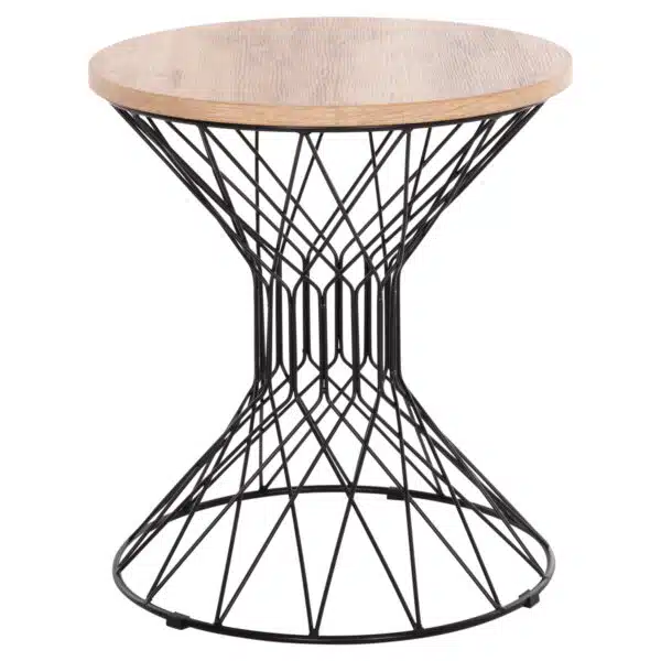 ΒΟΗΘΗΤΙΚΟ ΤΡΑΠΕΖΙ ΣΑΛΟΝΙΟΥ KEON HM18038.03 MDF TOP ΣΕ ΣΟΝΑΜΑ-ΜΕΤΑΛΛΟ Φ45x50Υεκ.