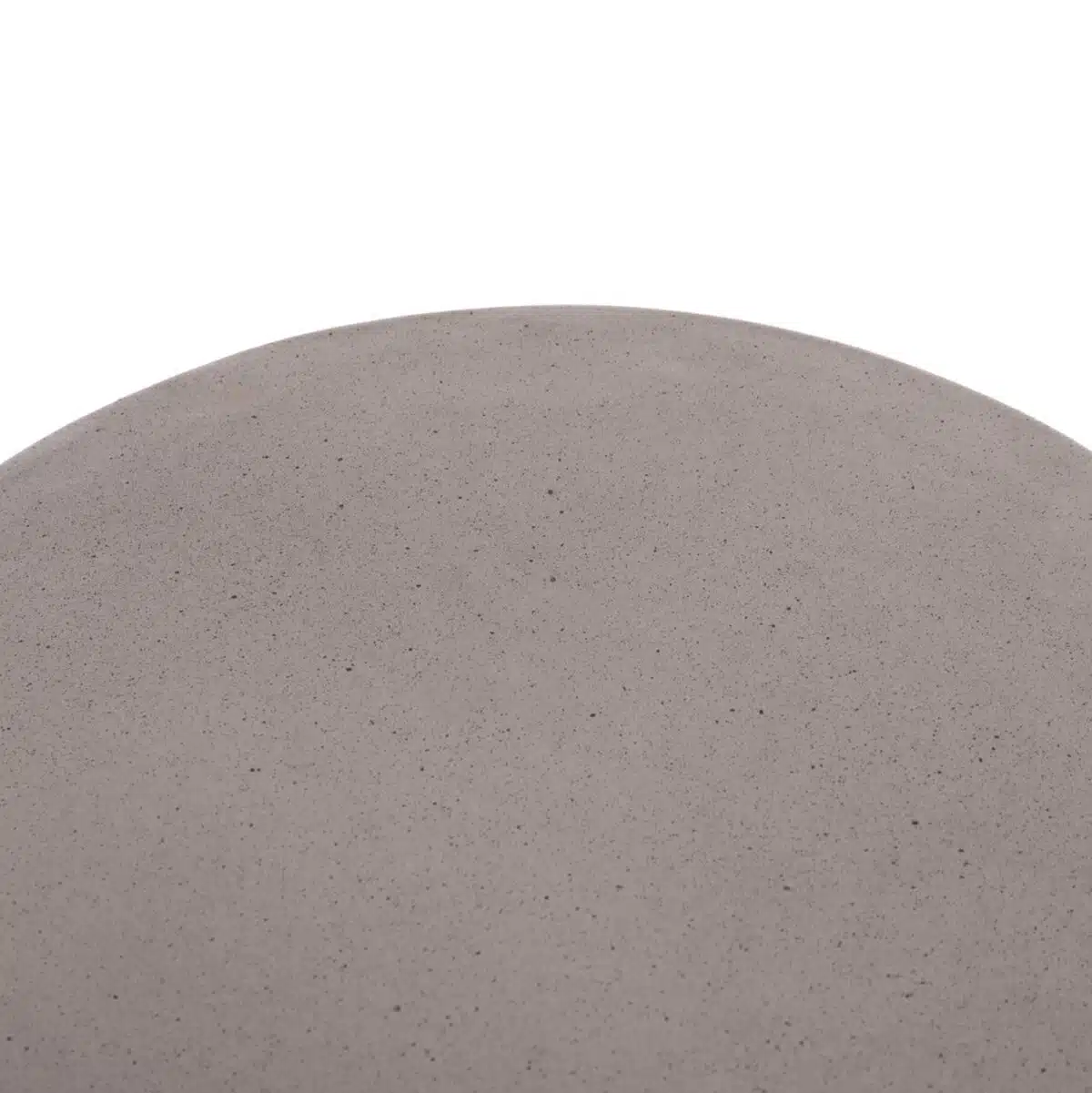 Delia Στρογγυλό Βοηθητικό Τραπέζι Fiber Cement Γκρι & Φυσικό Rattan Φ40x45cm - Image 5