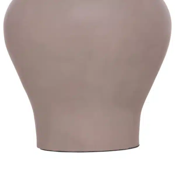 ΔΙΑΚΟΣΜΗΤΙΚΟ ΒΑΖΟ ΔΑΠΕΔΟΥ NEBULA HM4660.05S FIBER CEMENT TAUPE--ΞΥΛΟ ΤΕΑΚ Φ45x115Υεκ - Image 6