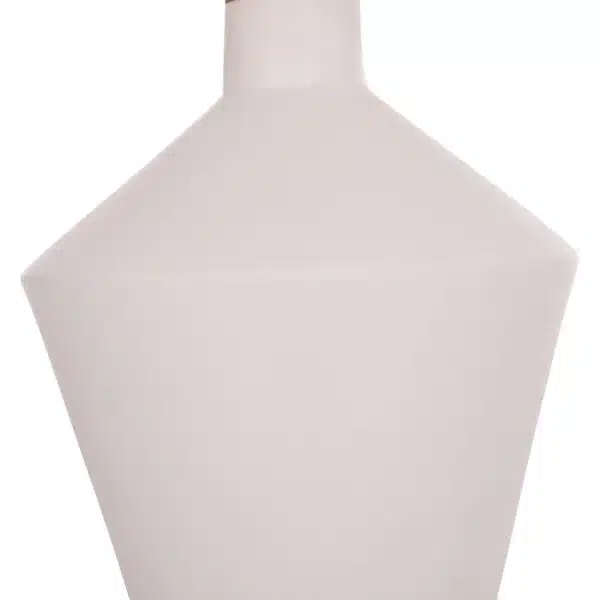 ΔΙΑΚΟΣΜΗΤΙΚΟ ΒΑΖΟ ΔΑΠΕΔΟΥ NEBULA HM4661.02 FIBER CEMENT ΛΕΥΚΟ--ΞΥΛΟ ΤΕΑΚ Φ60x115Υεκ. - Image 5