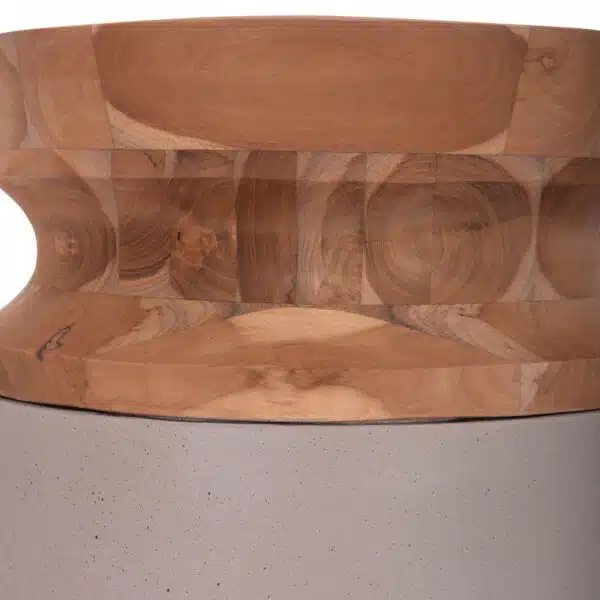 ΔΙΑΚΟΣΜΗΤΙΚΟ ΒΑΖΟ ΔΑΠΕΔΟΥ LINTER HM4662.05S FIBER CEMENT ΓΚΡΙ ΜΑΤ--ΞΥΛΟ ΤΕΑΚ Φ34x60Υεκ - Image 8