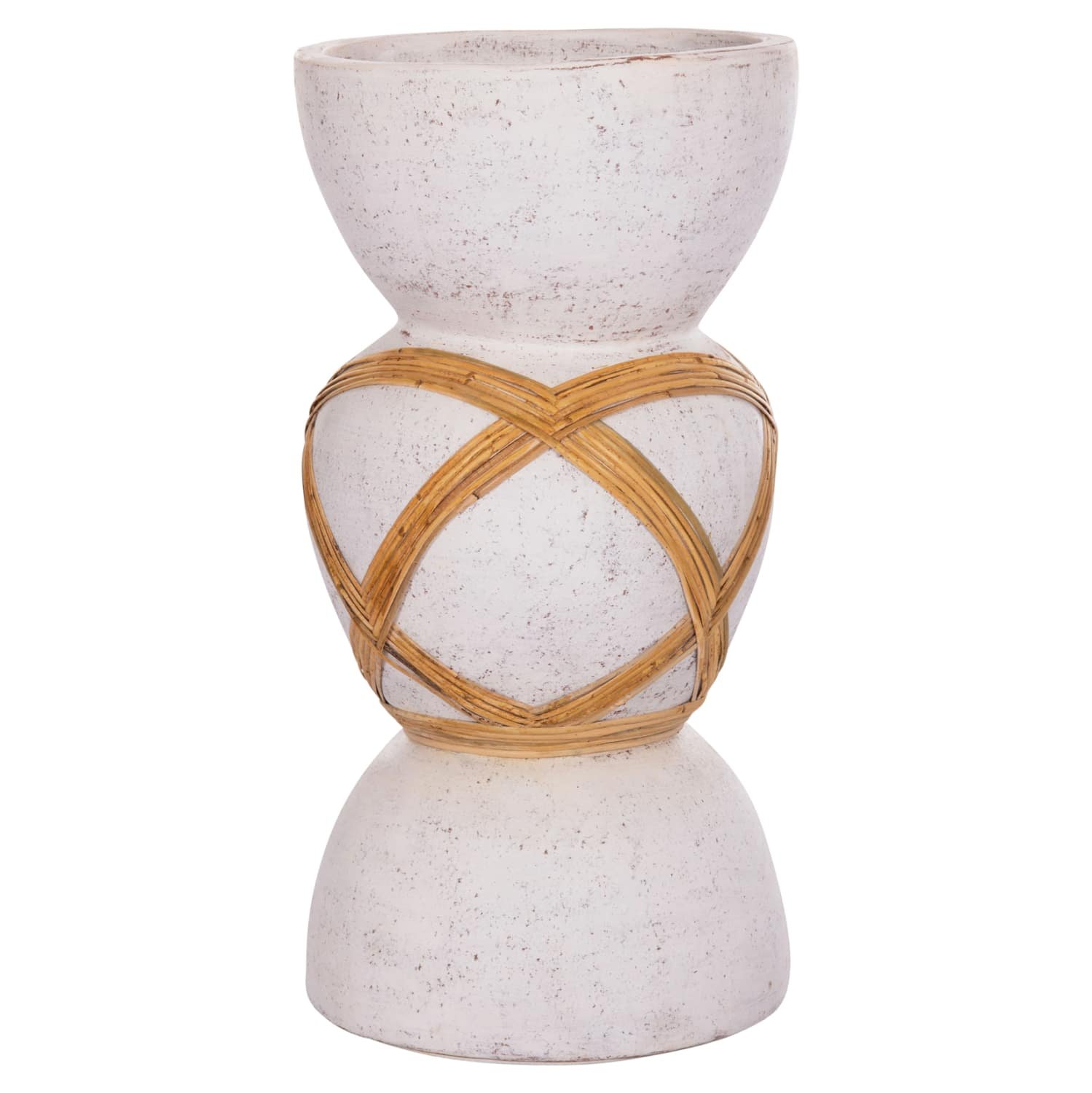 ΔΙΑΚΟΣΜΗΤΙΚΟ ΒΑΖΟ ΔΑΠΕΔΟΥ MAYNARD HM4672.02L TERRACOTTA ΛΕΥΚΟ--RATTAN Φ32x62.5Υεκ. ΔΙΑΚΟΣΜΗΤΙΚΟ ΒΑΖΟ ΔΑΠΕΔΟΥ MAYNARD HM4672.02L TERRACOTTA ΛΕΥΚΟ--RATTAN Φ32x62.5Υεκ.