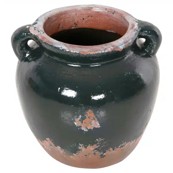 ΔΙΑΚΟΣΜΗΤΙΚΟ ΒΑΖΟ HM4380 ΤΕΡΑΚΟΤΑ ΣΕ ANTIQUE ΠΡΑΣΙΝΗ ΑΠΟΧΡΩΣΗ Φ26Χ26Yεκ. - Image 4