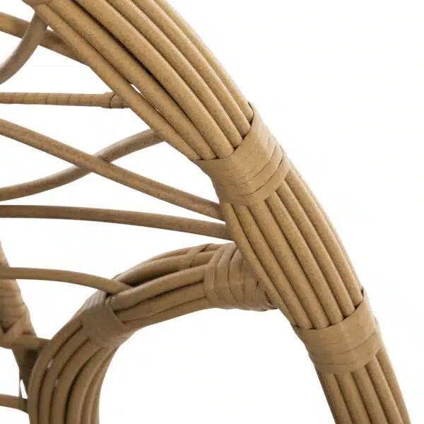 ΔΙΠΛΗ ΚΡΕΜΑΣΤΗ ΦΩΛΙΑ ME ΥΠΟΠΟΔΙΟ GRACIE HM5754.02 ΜΠΕΖ ΣΥΝΘ.RATTAN-ΓΚΡΙ ΜΕΤΑΛ.ΣΚΕΛΕΤΟΣ Φ120x200Υεκ - Image 7