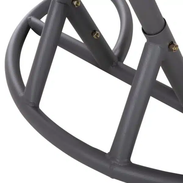ΔΙΠΛΗ ΚΡΕΜΑΣΤΗ ΦΩΛΙΑ ME ΥΠΟΠΟΔΙΟ GRACIE HM5754.02 ΜΠΕΖ ΣΥΝΘ.RATTAN-ΓΚΡΙ ΜΕΤΑΛ.ΣΚΕΛΕΤΟΣ Φ120x200Υεκ - Image 9