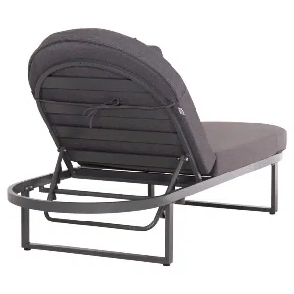 ΕΠΑΓΓΕΛΜATIKH ΞΑΠΛΩΣΤΡΑ MALLOW HM10715.03 ΣΚΟΥΡΟ ΓΚΡΙ ΑΛΟΥΜΙΝΙΟ & ΜΑΞΙΛΑΡΙ 198x71x103Υεκ - Image 6
