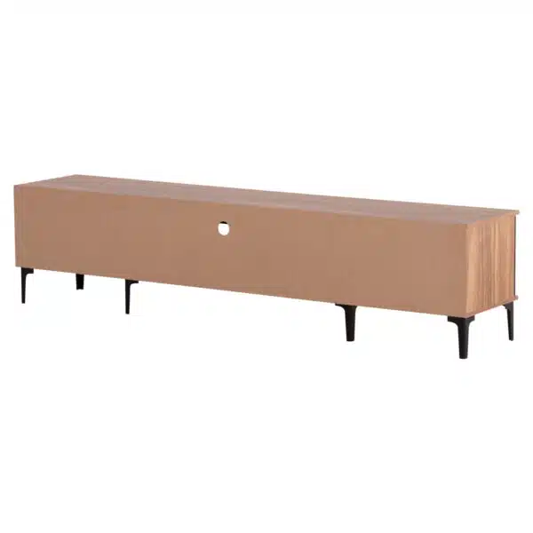 ΕΠΙΠΛΟ ΤΗΛΕΟΡΑΣΗΣ ΣΕΙΡΑ HARRY HM18008.01 ΜΕΛΑΜΙΝΗ ΦΥΣΙΚΟ ΞΥΛΟΥ-ΜΑΥΡΟ 200x40x47,5Υεκ. - Image 4