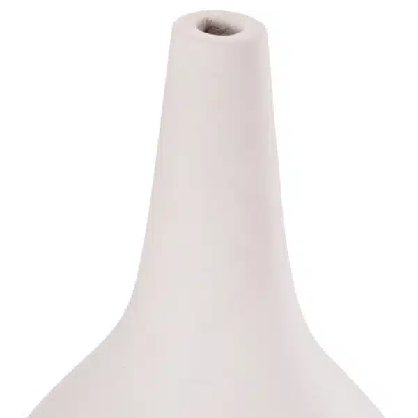 ΕΠΙΤΡΑΠΕΖΙΟ ΔΙΑΚΟΣΜΗΤΙΚΟ ΒΑΖΟ DENI HM4663.02L FIBER CEMENT ΣΕ ΛΕΥΚΟ--Φ26x39Υεκ - Image 7