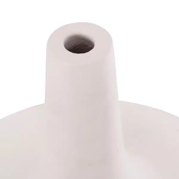 ΕΠΙΤΡΑΠΕΖΙΟ ΔΙΑΚΟΣΜΗΤΙΚΟ ΒΑΖΟ DENI HM4663.02M FIBER CEMENT ΣΕ ΛΕΥΚΟ--Φ30x29.5Υεκ - Image 9