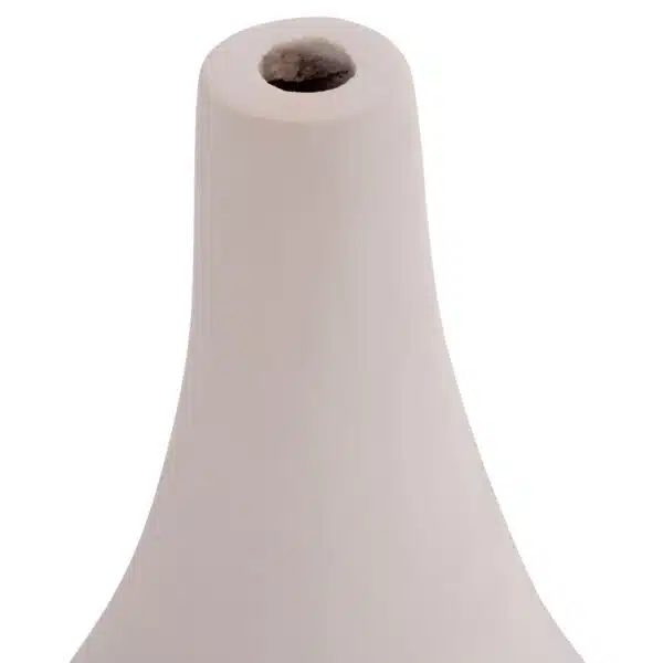 ΕΠΙΤΡΑΠΕΖΙΟ ΔΙΑΚΟΣΜΗΤΙΚΟ ΒΑΖΟ DENI HM4663.02S FIBER CEMENT ΣΕ ΛΕΥΚΟ--Φ15x27Υεκ. - Image 6