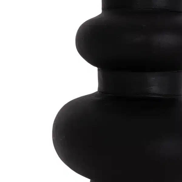 ΕΠΙΤΡΑΠΕΖΙΟ ΔΙΑΚΟΣΜΗΤΙΚΟ ΒΑΖΟ LEMA HM4664.01M ΤΕΡΑΚΟΤΑ ΣΕ ΜΑΥΡΟ--Φ22x29Υεκ. - Image 8