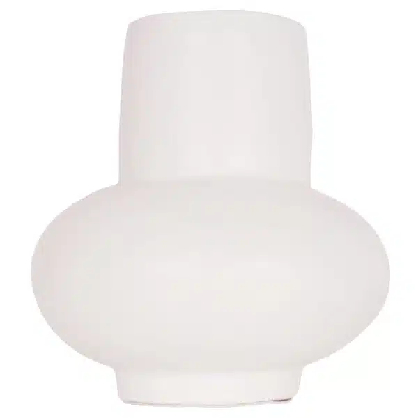ΕΠΙΤΡΑΠΕΖΙΟ ΔΙΑΚΟΣΜΗΤΙΚΟ ΒΑΖΟ LEMA HM4664.02S ΤΕΡΑΚΟΤΑ ΣΕ ΛΕΥΚΟ--Φ22x22Υεκ. - Image 3