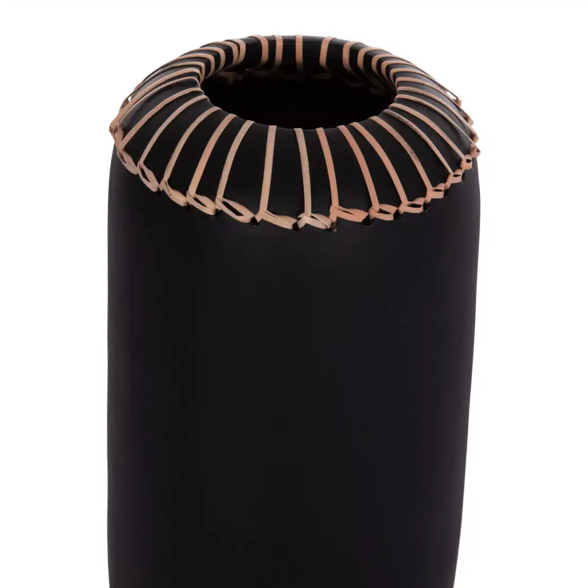 ΕΠΙΤΡΑΠΕΖΙΟ ΔΙΑΚΟΣΜΗΤΙΚΟ ΒΑΖΟ LENNOX HM4675.01S TΕΡΑΚΟΤΑ ΣΕ ΜΑΥΡΟ--Φ18x33Υεκ. - Image 4