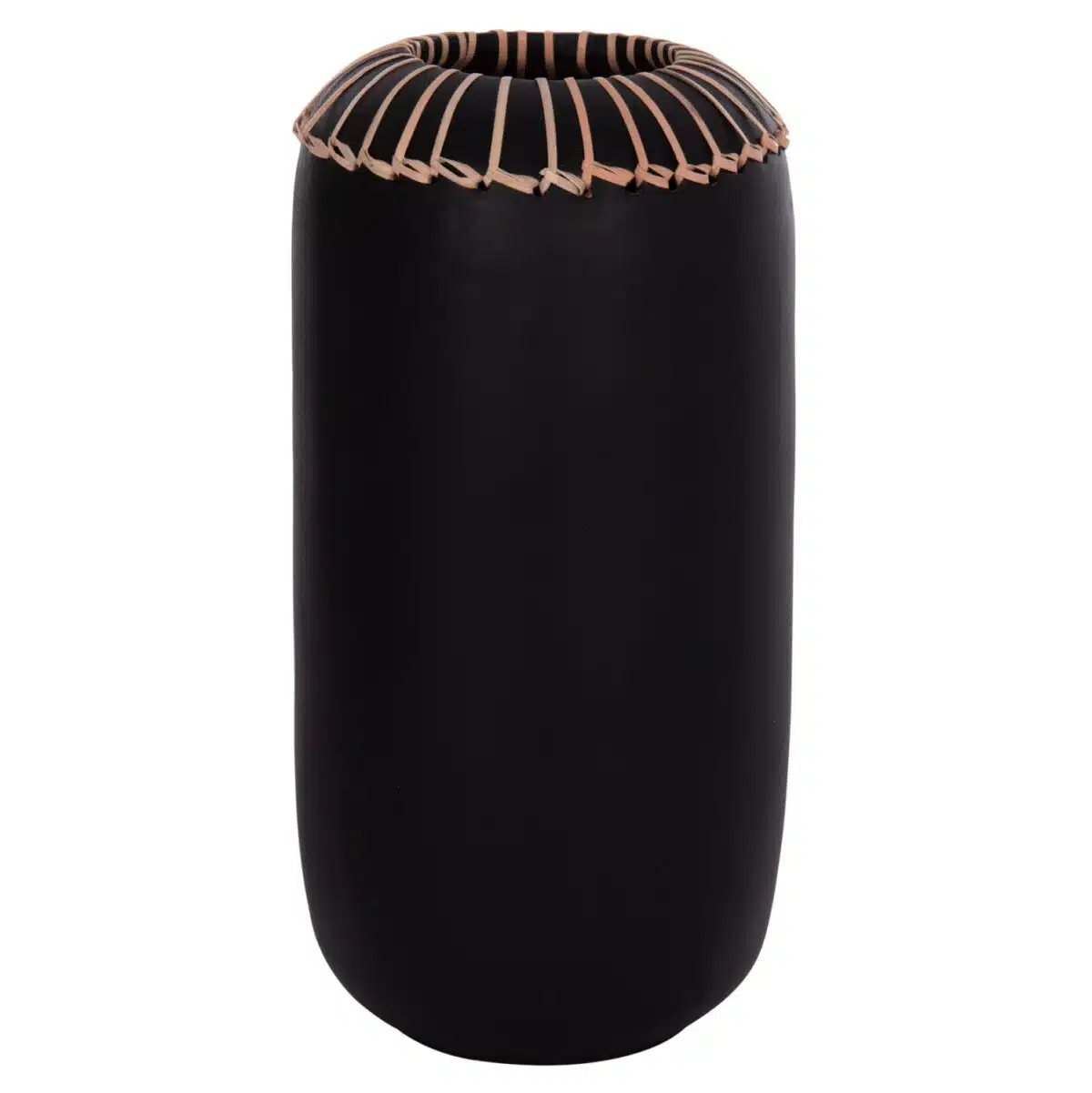 ΕΠΙΤΡΑΠΕΖΙΟ ΔΙΑΚΟΣΜΗΤΙΚΟ ΒΑΖΟ LENNOX HM4675.01S TΕΡΑΚΟΤΑ ΣΕ ΜΑΥΡΟ--Φ18x33Υεκ. - Image 6