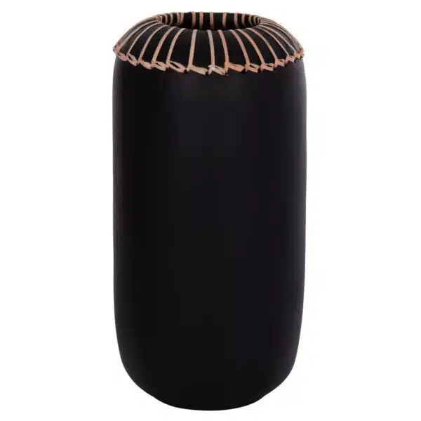 ΕΠΙΤΡΑΠΕΖΙΟ ΔΙΑΚΟΣΜΗΤΙΚΟ ΒΑΖΟ LENNOX HM4675.01S TΕΡΑΚΟΤΑ ΣΕ ΜΑΥΡΟ--Φ18x33Υεκ. - Image 6