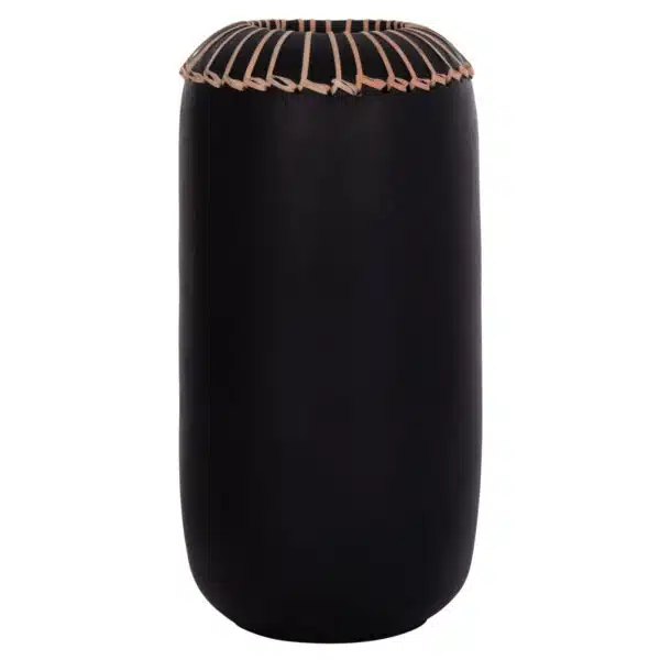 ΕΠΙΤΡΑΠΕΖΙΟ ΔΙΑΚΟΣΜΗΤΙΚΟ ΒΑΖΟ LENNOX HM4675.01S TΕΡΑΚΟΤΑ ΣΕ ΜΑΥΡΟ--Φ18x33Υεκ.